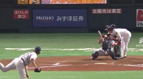 8回裏ウィリアムス、ノーコン