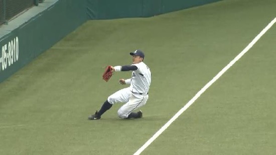 ６回表４原レフトフライ (2)