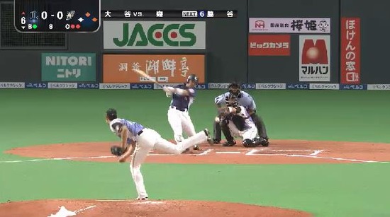 ６回表４森ショートゴロ (7)