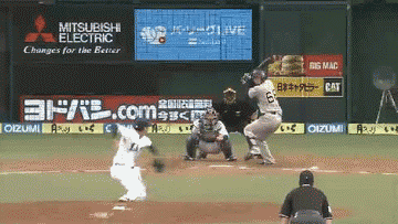 ９回表２山本三振