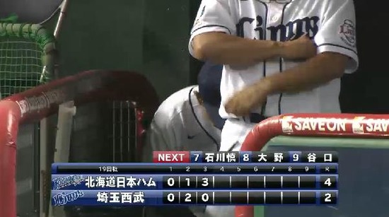3回裏6斉藤三振三者連続三振 (2)