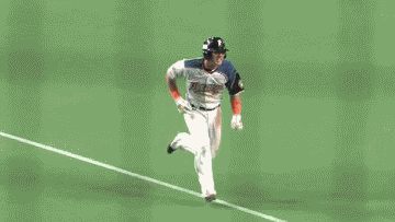 ３回裏２岡ファーストゴロ炭谷ブロック走塁妨害 (1)