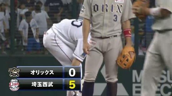 ８回裏２秋山タイムリー２０３本目歴代６位 (3)