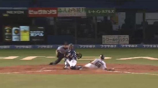 7回裏2福浦ファーストゴロ脇谷FC (8)