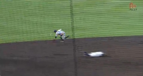 ５回裏２鳥谷１５００本安打 (2)