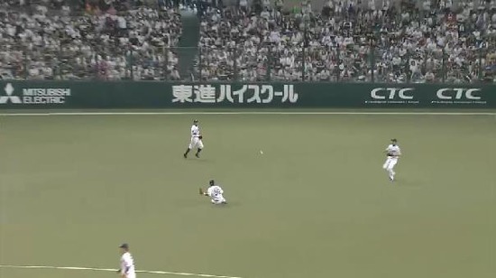 ８回表４畠山ポテンバスケス降板 (1)