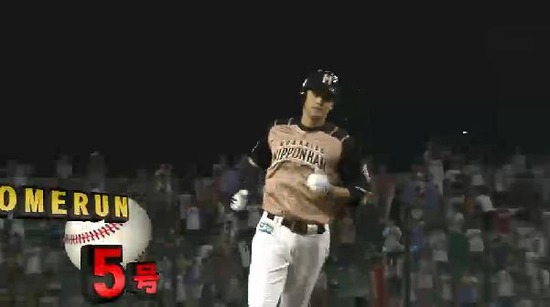 9回表1大谷HR (1)