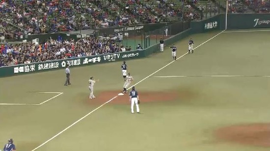 7回表3糸井2ベース