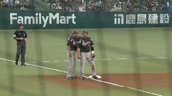 ５回表２中村ショウゴヒット１塁３塁 (3)