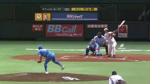 ２回裏２吉村併殺 (1)