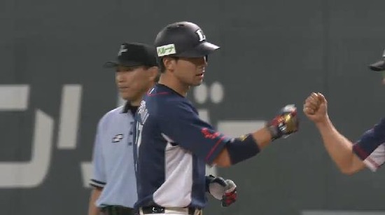 ８回表１炭谷ヒット (1)