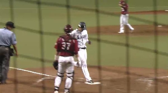 ５回裏５中村敬遠森タイムリー (3)