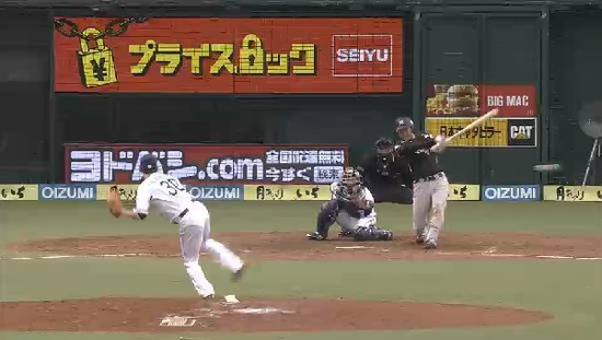 ５回表２吉田タイムリー2点 (2)