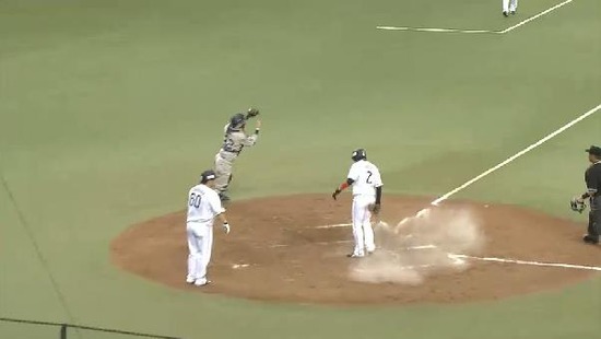 3回裏2浅村タイムリー (1)