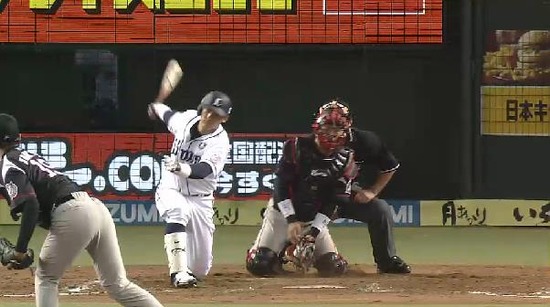 4回裏1栗山三振