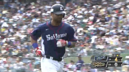 ３回表３メヒア犠牲フライ (3)