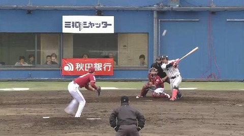 ９回表１木村タイムリー