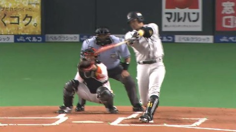 1回表1浅村先頭打者HR (3)
