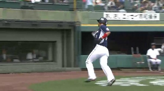 ３回表３メヒア犠牲フライ (2)