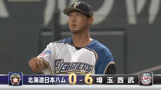 ８回表２熊代サードゴロエラー２点 (4)