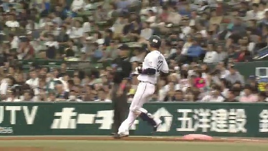 ６回裏１浅村ヒット