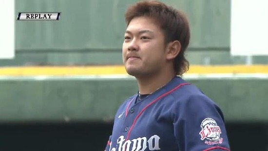 2回表1森頭部死球バリントン退場 (5)