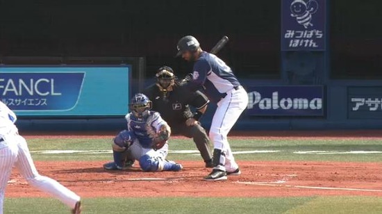 4回表１メヒア三振