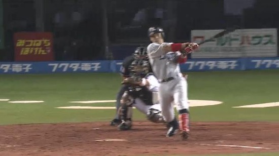 ５回表１炭谷２点タイムリー (1)