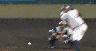 ９回表６メヒアタイムリー２ベース (1)