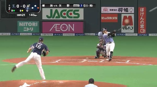 2回裏１近藤矢野連打ノーアウト２塁３塁 (1)