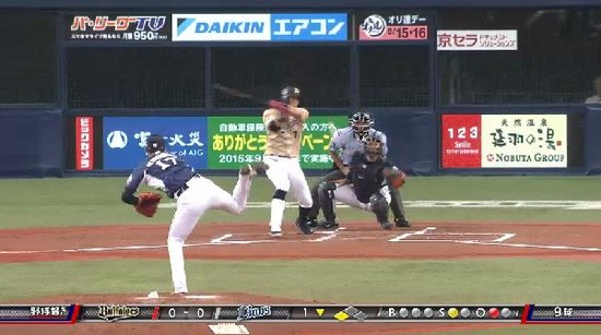 １回裏３糸井内野ゴロ２アウト (1)