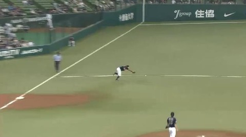 ９回裏１メヒアヒット (1)