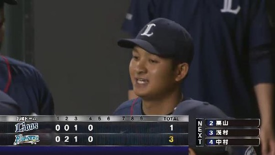 ４回裏４田中賢介三振 (1)