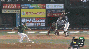 ９回表２中村斉藤連打、メヒア２点タイムリー (1)