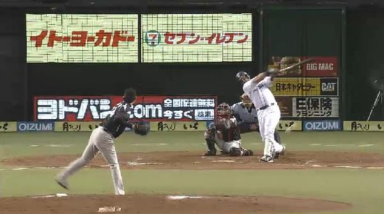 ２回裏３メヒアヒット満塁 (1)