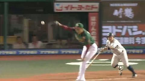 9回表1秋山森ヒット