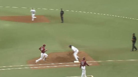 1回表５中川投手ゴロ (2)