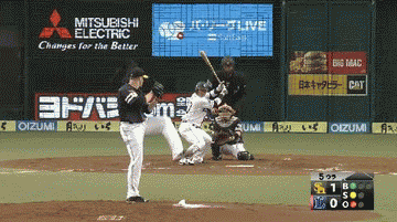 ５回裏１森２ベース