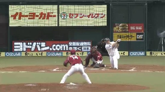 ７回裏３中村サードゴロゲッツー (3)