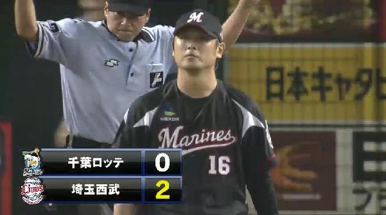 ３回裏３暴投２塁ランナー秋山生還渡辺２塁 (1)