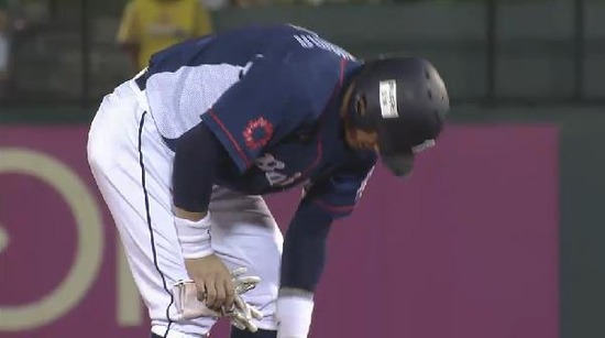 ３回表１中村フォアボール栗山タイムリー (4)