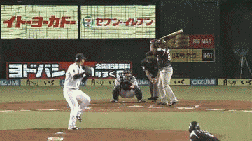 2回表２デスパイネカーブで三振