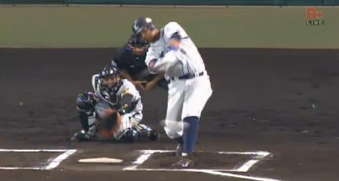 ６回表１メヒア猛打賞 (2)