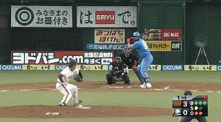 1回裏2メヒア2ラン (1)