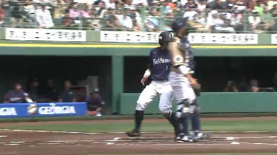 １回表４メヒア２点タイムリー (3)