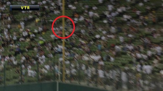 4回裏２メヒア三振ビデオ判定 (5)