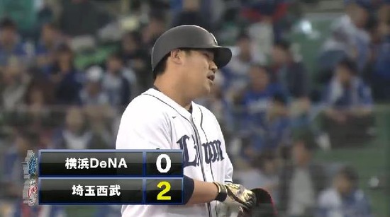 ４回裏３おかわりタイムリー２ベース