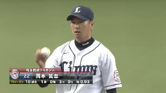 7回表3岡本篤