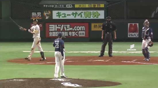 11回裏３柳田敬遠