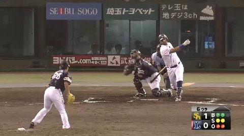 6回裏2メヒア8打席連続三振